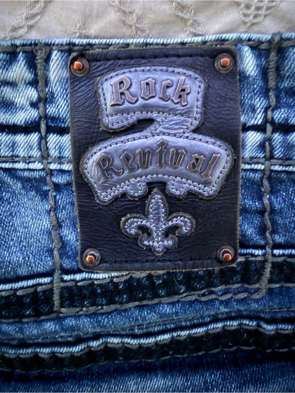 Rock Revival Men’s Tim ALT Straight 34x32 - Picture 4 of 5